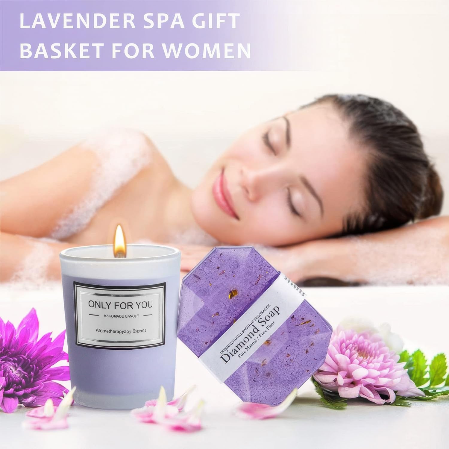Gift for Women, Relaxing Spa Gift Basket Set for Women Self Care Gifts, Birthday Gifts, Thank You Gifts, Christmas Gifts for Her Women Mom Wife Sister Girlfriend